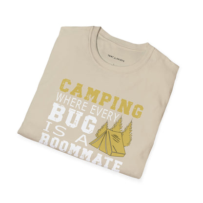 CAMPING WHERE EVERY BUG IS A ROOMMATE