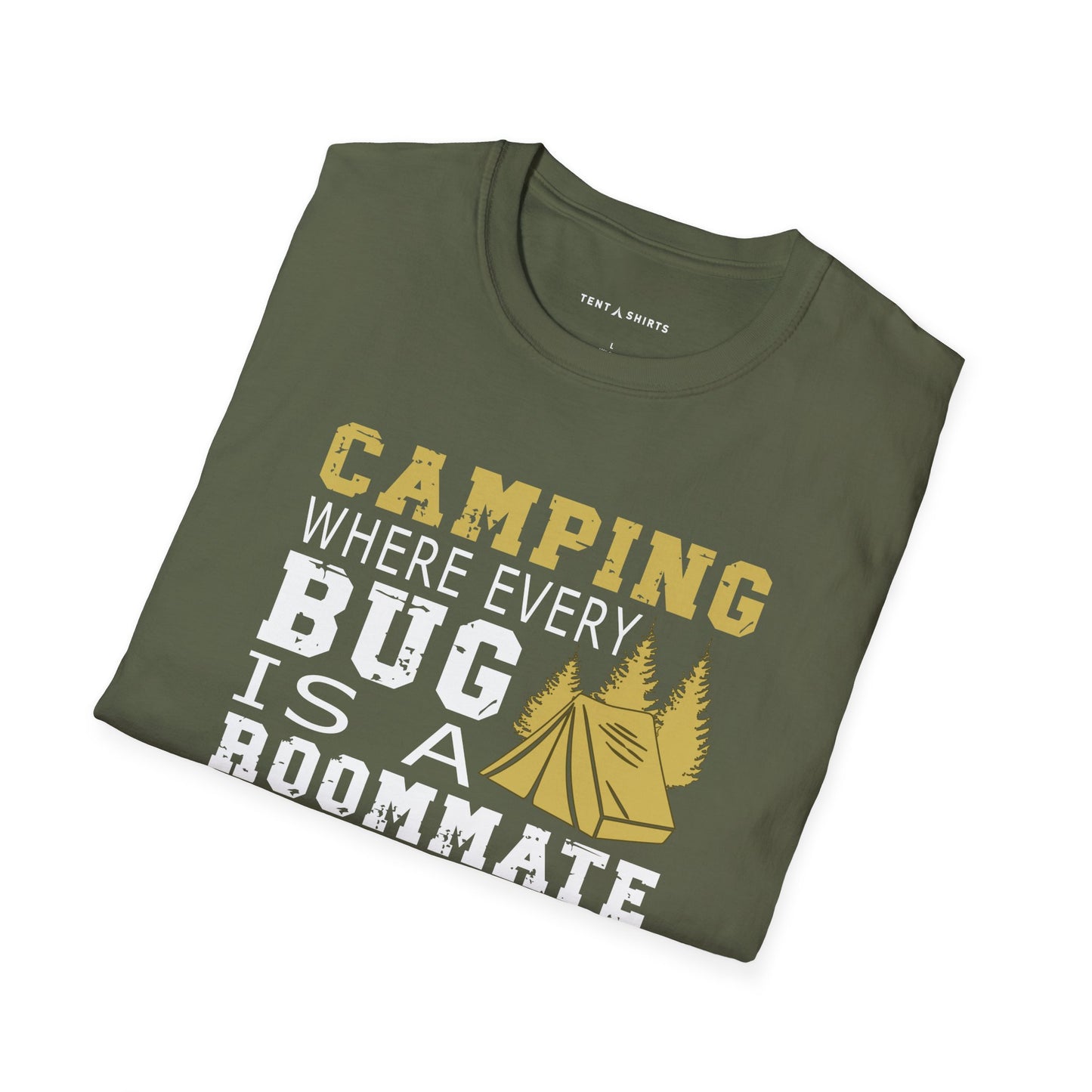CAMPING WHERE EVERY BUG IS A ROOMMATE