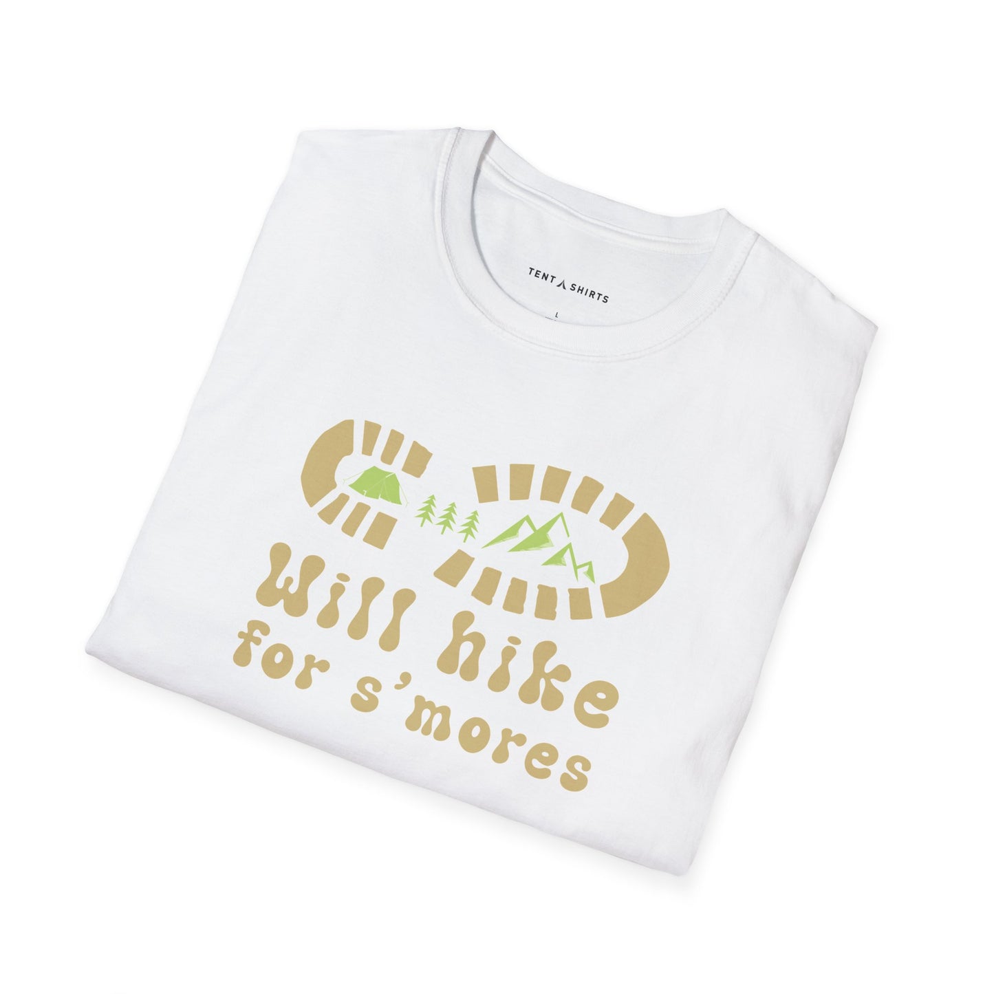 WILL HIKE FOR S'MORES